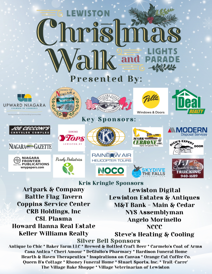 2023 Christmas Walk sponsor 8.5x11
