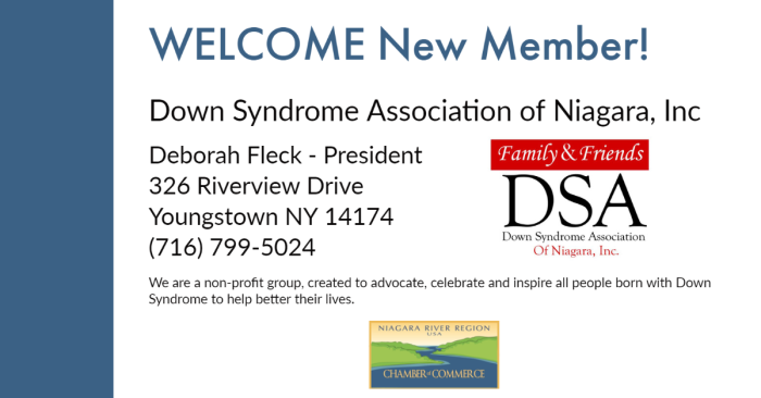 niagara down syndrome new member 1