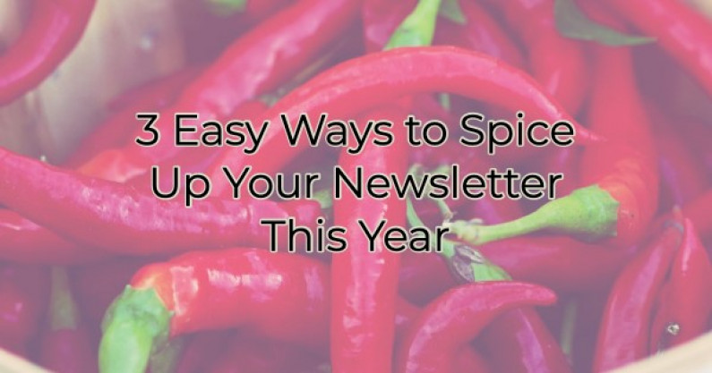Spice Up Newsletter